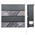 Briefkasten 37x36,5x11 cm Anthrazit/Schwarz-Marmoroptik aus Stahl ML-Design