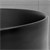 Waschbecken Ovalform 61x39,5x12,5 cm Schwarz aus Keramik ML-Design