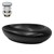 Vaskebord Oval form 585x375x145 mm Hvid keramik uden overløb