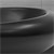 Waschbecken Ovalform 58,5x37,5x14,5 cm Schwarz aus Keramik ML-Design