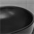 Waschbecken Eckigform 50,5x38,5x14 cm Schwarz aus Keramik ML-Design