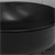 Waschbecken Rundform Ø 41,5x13,5 cm Schwarz matt aus Keramik ML-Design