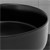 Waschbecken Rundform mit Überlauf Ø 46x15,5 cm Schwarz matt aus Keramik ML-Design