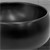 Waschbecken Rundform Ø 40x15,5 cm Schwarz matt aus Keramik ML-Design