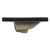 Waschbecken inkl. Ablaufgarnitur mit Überlauf 53,5x46x16,5 cm Schwarz matt aus Keramik ML-Design