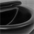 Waschbecken Ovalform 67,5x51,5x21,5 cm Schwarz matt aus Keramik ML-Design