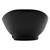 Waschbecken inkl. Ablaufgarnitur mit Überlauf 59x39,5x20,5 cm Schwarz matt aus Keramik ML-Design