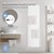 Badheizkörper 1600x452 mm Weiß mit Wand Anschlussgarnitur inkl. 2x Handuchhalter ML-Design