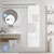 Radiateur de salle de bain 1600x452 mm blanc avec sol Garniture de raccordement incl. 3x porte-serviettes ML-Design