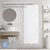 Radiador de casa de banho 1600x600 mm branco com ligação central Design ML