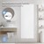 Radiateur de salle de bain 1600x604 mm blanc avec garniture de raccordement universelle ML-Design