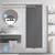 Radiateur de salle de bains 1600x604 mm anthracite avec garniture de raccordement murale ML-Design