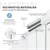 Radiador de casa de banho Plano com espelho e conjunto de ligação ao chão 45x120 cm Branco ML-Design