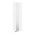 Fürdoszobai radiátor középcsatlakozó tükörrel 450x1200 mm fehér, fali csatlakozó készlettel és termosztáttal LuxeBath