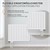 Panel radiator double layer 600x1020 mm white with bottom connection set ML-Design