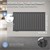 Double panel radiator with heating element 300W 600x1020 mm anthracite LuxeBath