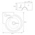 Waschbecken inkl. Ablaufgarnitur mit Überlauf 45x36x13 cm Schwarz aus Keramik ML-Design