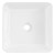 Waschbecken inkl. Ablaufgarnitur ohne Überlauf 39x39x15 cm Weiß aus Keramik ML-Design