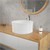 Lavabo incl. desagüe sin rebosadero Ø 41x18 cm Cerámica blanca ML-Design