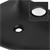 Háromszögletu mosdókagyló 69x46x13 cm fekete kerámia ML-Design