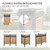 Clôture pour poubelles 91x91x150 cm Anthracite/imitation bois en acier ML-Design