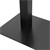 B-Ware Pieds de table doubles 70x72 cm noir mat en acier ML-Desing