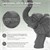 Figura Deco Elefante 36x19x39 cm Cinza por ML-Design