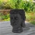 Kvetinác Buddha Head 23x23x44 cm antracit Polyresin ML-Design