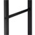 Firewood rack rectangular 60x100x25 cm dark gray steel ML design