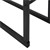 Rack de Lenha Rectangular 60x100x25 cm Aço Cinzento Escuro ML-Design