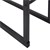 Rack de Lenha Rectangular 100x150x25 cm Aço Cinzento Escuro ML-Design