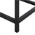 Rastrelliera per legna da ardere rettangolare 40x50x30 cm in acciaio grigio scuro ML-Design