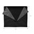 Abdeckung für Kaminholzregal wasserabweisend 185x125 cm Schwarz aus Polyester ML-Design