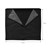 Abdeckung für Kaminholzregal wasserabweisend 240x165 cm Schwarz aus Polyester ML-Design