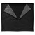 Abdeckung für Kaminholzregal wasserabweisend 240x165 cm Schwarz aus Polyester ML-Design