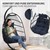 Hängande stol 100x105x195 cm Marinblå Polyester med ram och dyna ML-Design