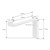 Plankdrager 2 stuks 25x4x14,5 cm wit metaal 5 mm gat ML design