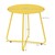 Tavolino 52x46 cm in metallo giallo ML Design