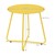 Mesa Auxiliar 52x46 cm Metal Amarillo Diseño ML