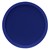 Sivupöytä pyöreä Ø 46x51 cm Sininen metalli tarjottimella ML-Design