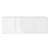 Table de nuit suspendue 46x30x15 cm blanc brillant en MDF avec tiroir ML-Design