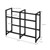 Reol til drikkevarekasser 4 kasser 91x31x75,5 cm antracit metal ML-Design