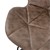Barstol uppsättning av 2 brunt konstläderklädsel med ryggstöd och fotstöd höjdjusterbar 59-79cm ML-Design