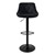 Scaun de bar set de 2 scaune cu spatar ?i suport pentru picioare reglabil pe înal?ime 62-82cm ML-Design