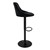 Scaun de bar set de 2 scaune cu spatar ?i suport pentru picioare reglabil pe înal?ime 62-82cm ML-Design