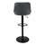 Scaun de bar set de 2 scaune cu spatar ?i suport pentru picioare cu înal?ime reglabila 62-82cm ML-Design