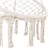 Sedia sospesa con cuscino di seduta Beige Cotone ML-Design