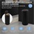 Mülleimer mit Sensor 30L Schwarz aus Edelstahl gebürstet ML-Design