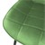 Esszimmerstühle mit Rückenlehne 2er Set Salbei Samtbezug mit Metallbeinen ML-Design