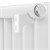 Elektrisk badeværelsesradiator Enkelt lag Vandret med varmeelement 300W 600x1020 mm Hvid LuxeBath